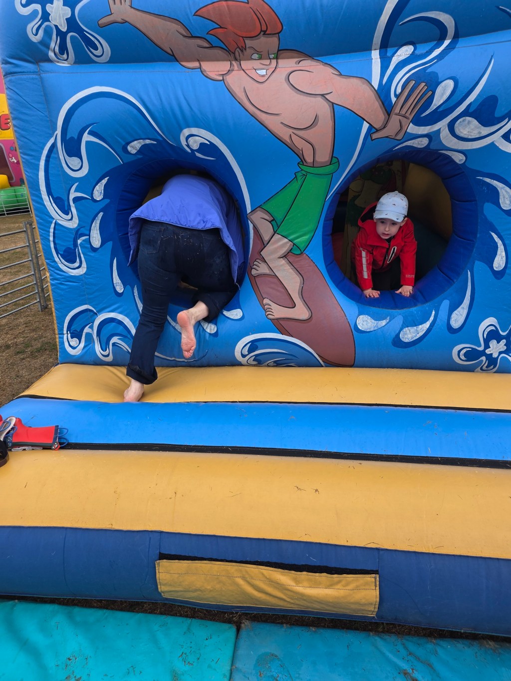 Bouncy Castle Battles, Soggy Hog Roasts, and the Bank Holiday Rain